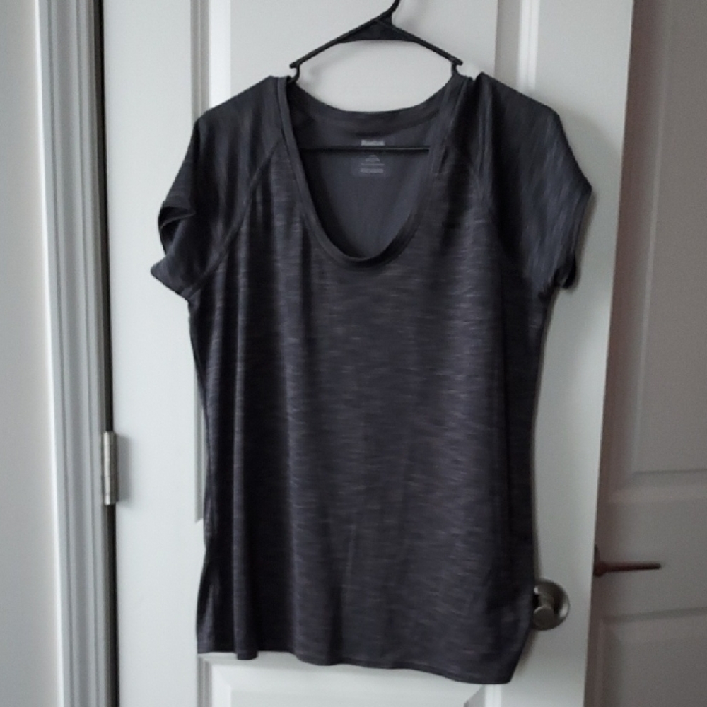 Reebok Charcoal Short Sleeve Tee Xl